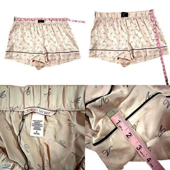 Victoria’s Secret ~ Set of 3 ~ Satin Lounge Shorts ~ 1 NWT/2 Preloved ~ size M - Picture 5 of 14